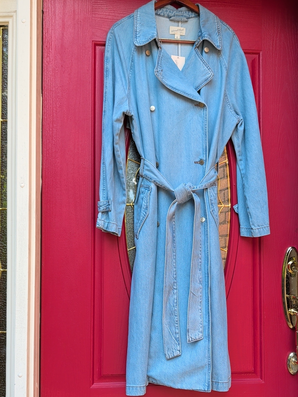 NWT - Denim Trench